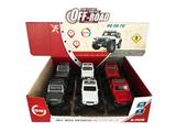 OBL811851 - 1:32G65合金回力大轮车,2开门，灯带声光