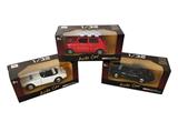 OBL812046 - 1:32 car Benz, BMW, mini bean alloy car back to the police car to open the door
