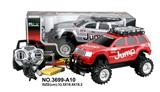 OBL813203 - 四通遥控带二灯越野吉普旅游车（包电）