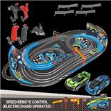 OBL813371 - 灯光手摇+电动轨道车套装        (携便式手提盒子)