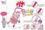 OBL813461 - Color light armrest, baby iron reclining trolley and 12 baby boy