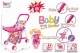 OBL813467 - Color light armrest, baby iron reclining trolley and 14 baby girl