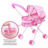OBL813585 - Two in one baby stroller and basket (iron)