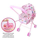 OBL813587 - Two in one baby stroller and basket (iron)