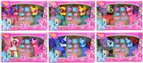 OBL814464 - Big color horse with light music lotteries comb hair clips