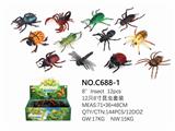 OBL814806 - 12只8寸大昆虫套装