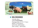 OBL814897 - 4只农场动物套装
