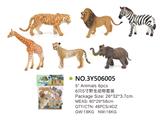 OBL814990 - 6只5寸野生动物套装
