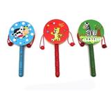 OBL815155 - 木制卡通小摇鼓