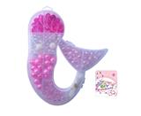 OBL815591 - Children’s mermaid gout beaded red (about 110 grains of bead)