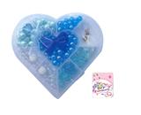 OBL815594 - Children’s love interest beaded blue (about 110 grains of bead)