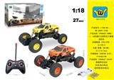 OBL815602 - 1:18四通灯光越野皮卡攀爬遥控车(3AA+USB充电座)