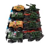 OBL815625 - Solid color inertia cross-country camouflage police cars with drag the cannon