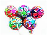 OBL816039 - 9 inches pentagram color printing ball
