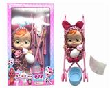 OBL816878 - 14 inches of evade glue is crying baby drink really tears with four tones music DAD. Mother. Angry. 