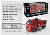OBL816998 - 高仿真合金回力消防喷水车单只装