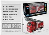 OBL817009 - 高仿真合金回力消防车单只装