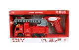 OBL818270 - DIY拆装云梯消防车       （带IC，带电动螺丝刀）