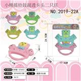 OBL819627 - 卡通小熊摇铃鼓2只庄