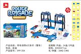 OBL819755 - 停车场带6只滑行车仔（警察）