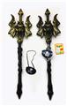 OBL819821 - Pirate king trident eye mask set