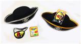 OBL819822 - Pirate cap eye mask set