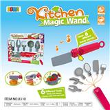 OBL820545 - 高级魔法餐具套装(带7种不同的仿真声效)