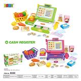OBL820579 - 超市收银机带话筒/声音/灯光，计算功能，2色混装