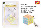 OBL820996 - EXQUISITE CIRCLE RUBIK’S CUBE (TRANSPARENT)