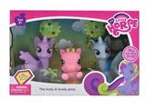 OBL822161 - Three types of mixed enamel pony with pony accessories