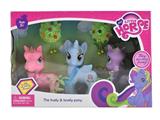 OBL822162 - Three types of mixed enamel pony with pony accessories