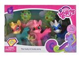 OBL822163 - Three types of mixed enamel pony with pony accessories