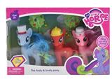 OBL822165 - Three types of mixed enamel pony with pony accessories