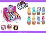 OBL822192 - Cake finger horse with light \/ enamel