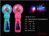OBL822387 - Ice and snow princess 7 lights double sided stage lamp rotating bat