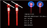 OBL822400 - Santa claus 8 lights windmill with christmas song