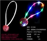 OBL822410 - 桃心灯光音乐挂脖项链