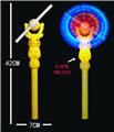 OBL822438 - Bikaqiu 3 lamp optical fiber diy music windmill