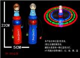 OBL822498 - 实色5灯搪胶公主甩甩棒无音乐