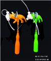 OBL822515 - Triceratops 3 lights fiber optic windmill with dinosaur sound
