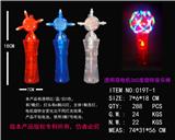 OBL822518 - 透明双电机6灯360度旋转棒（无音乐）