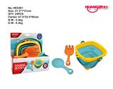 OBL822777 - 折叠桶+浴室玩具(2PCS)