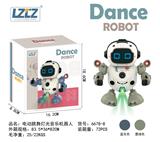 OBL822898 - 电动跳舞灯光音乐机器人(2色混装)