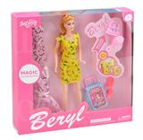 OBL823149 - 11.5 inch belle barbie color changing suit