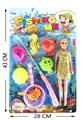 OBL823174 - Barbie with magnetic fishing