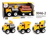 OBL823274 - Inertia farmer’s truck (mixer, crane, bucket) hauling sticks