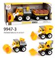 OBL823280 - Inertia engineering vehicle (bucket, mixer, crane) towing oil drum