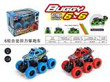 OBL823559 - 合金回力6轮攀爬车