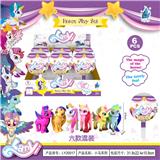 OBL823632 - Blue winged lollipop unicorn