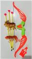 OBL823808 - Bow and arrow with animal shooting suit